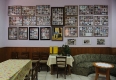 A photo wall in the centre of peace of all the missing persons from Kozarac.