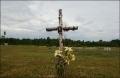 Representatives of the Volksbund try to give surviving relatives a chance to commemorate their family members in the same dignified way that is done in war cemeteries around the globe. However, the placing of stone crosses at each individual grave, as is common in other war cemeteries, is not permitted in Russia, so surviving relatives sometimes put up their own temporary wooden cross at a new grave. In order to give a proper remembrance there are monuments placed at the cemeteries with the soldiers` names, and their dates of birth and death engraved on them. These are austere and impressive monuments representing the dradful number of lives that were lost during this war.  